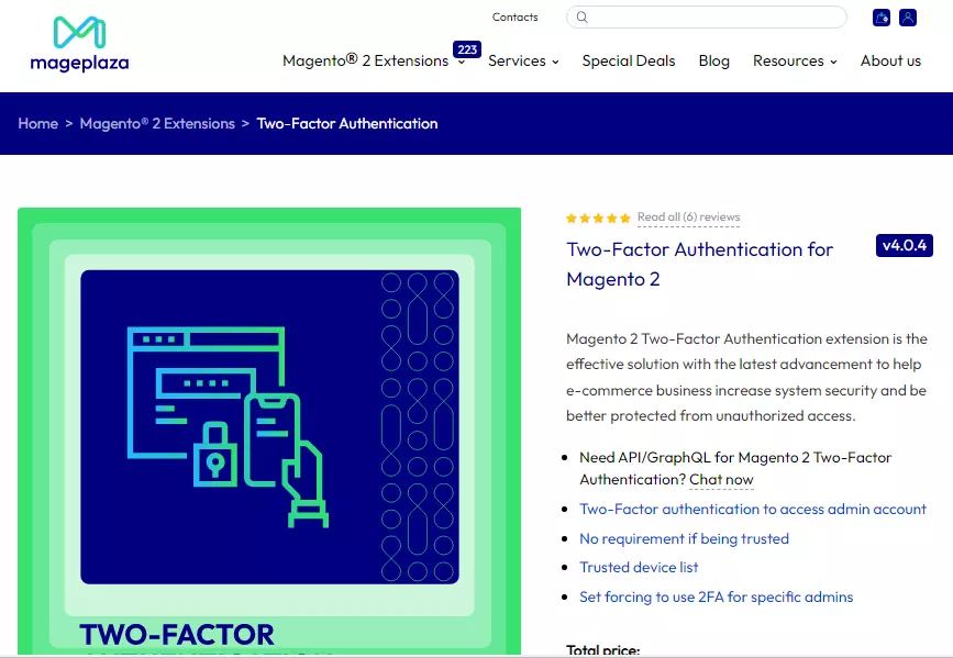 Mageplaza Two-Factor Authentication Extension for Magento - Secure Login