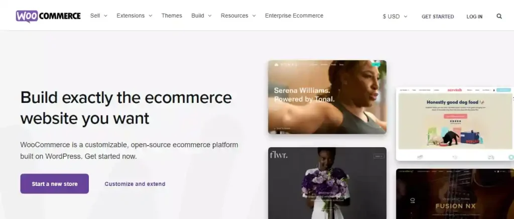 WooCommerce website screenshot - Easy and customizable eCommerce platform for small businesses and startups