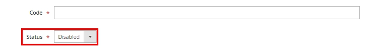 Enabling store view status: Screenshot showcasing the process of activating a new store view for a successful Magento multi-language store setup.