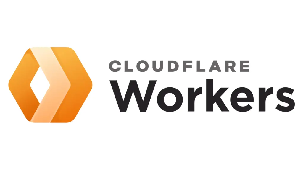 Logo of Cloudflare Workers, a leading edge computing service for enhancing WordPress site speed and performance.