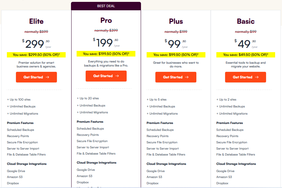 Duplicator Pricing Plans - Choose the Perfect Plan for Effortless Website Migration and Backup | Duplicator