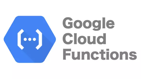 Logo of Google Cloud Functions, a powerful edge computing solution for improving WordPress website performance.