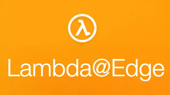 Logo of AWS Lambda@Edge, an effective edge computing service for optimizing WordPress site speed and reliability.