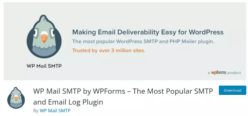 WP Mail SMTP by WPForms Plugin - Ensure Reliable Email Delivery from Your WordPress Site | Developer: WP Mail SMTP