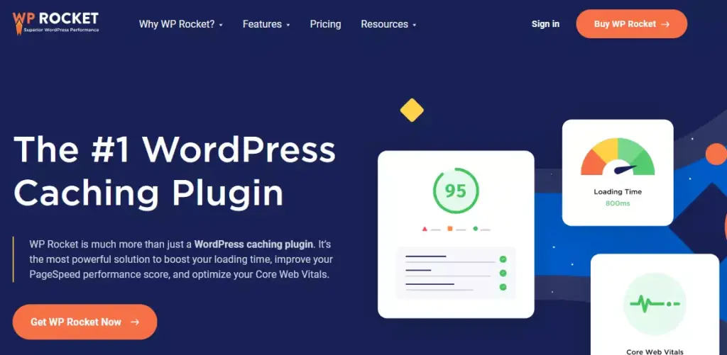 WP Rocket Plugin - Boost Your Website's Performance and Speed | Developer: WP Rocket