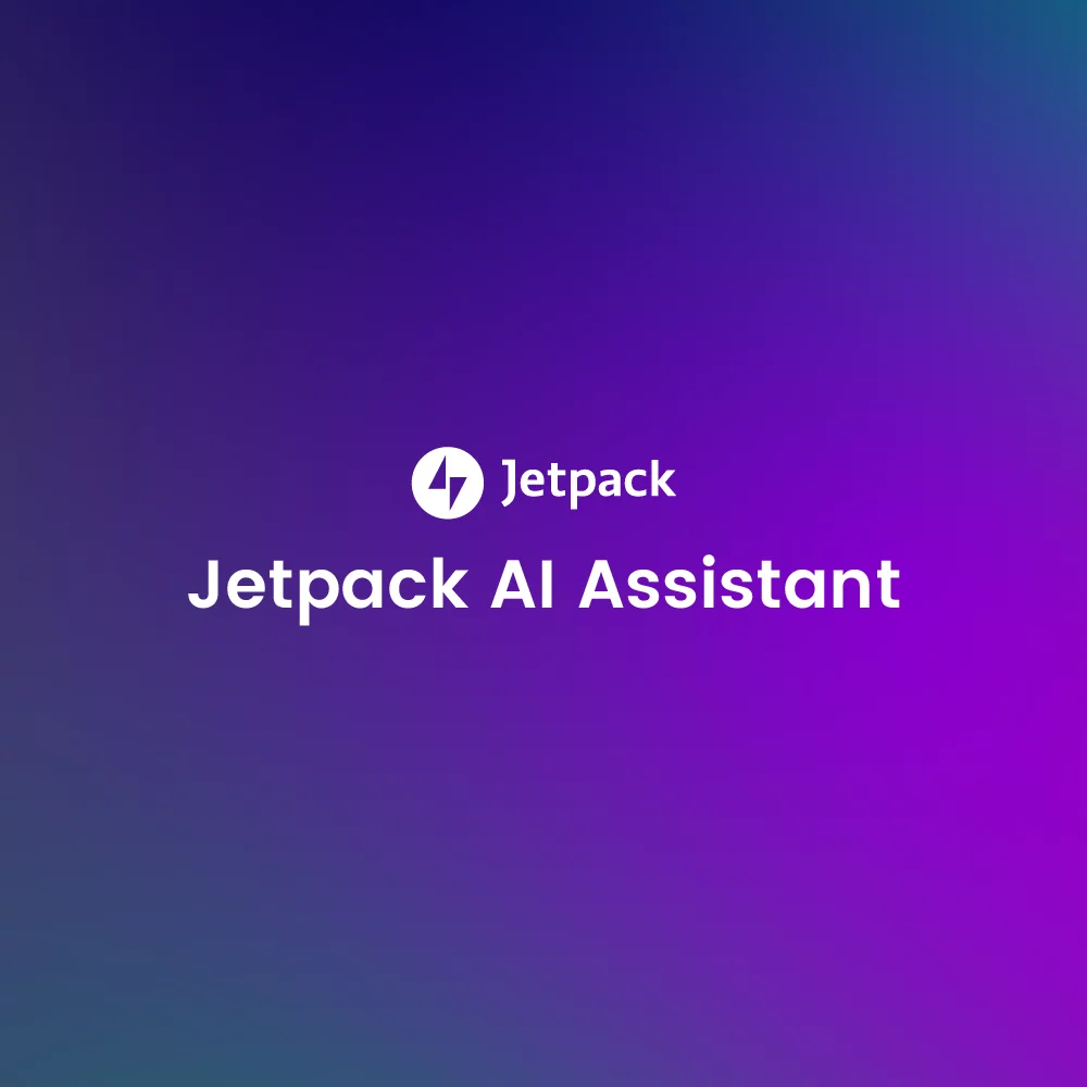 Jetpack AI Assistant for WordPress logo showcasing the innovative AI-powered content creation tool