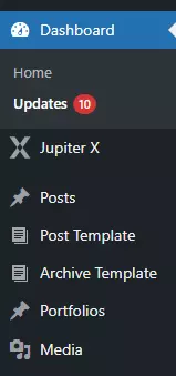 Screenshot of the WordPress dashboard displaying the update process for the WordPress Release