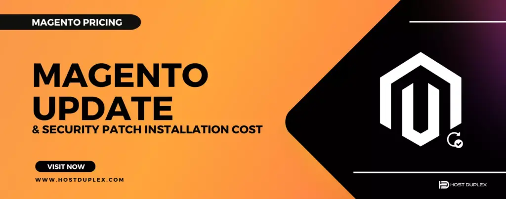 Update icon illustrating the costs associated with Magento update and security patch installation, a key factor in Magento pricing
