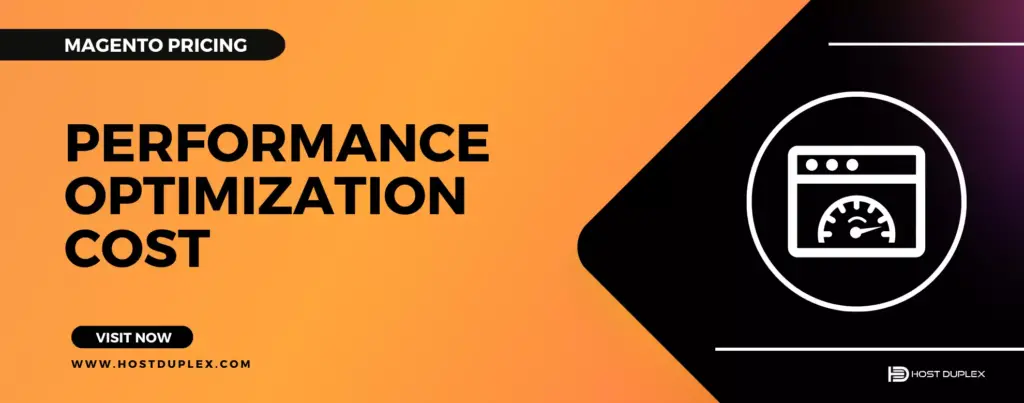 Speed meter icon representing the process of Magento performance optimization, a significant component of Magento pricing