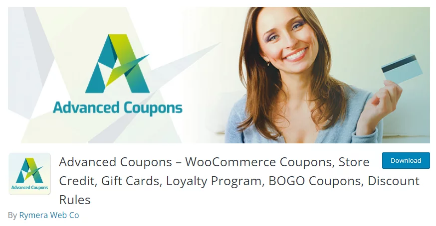 Advanced Coupons plugin listing in the WordPress repository.