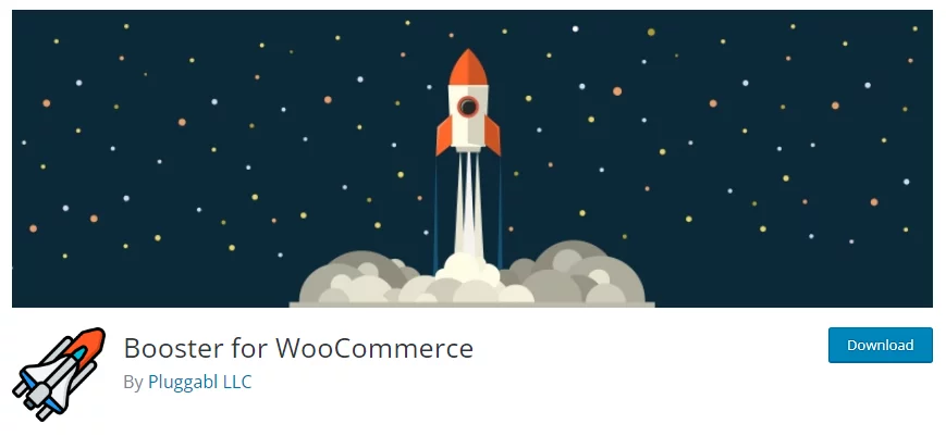 Booster for WooCommerce plugin listing in the WordPress repository.