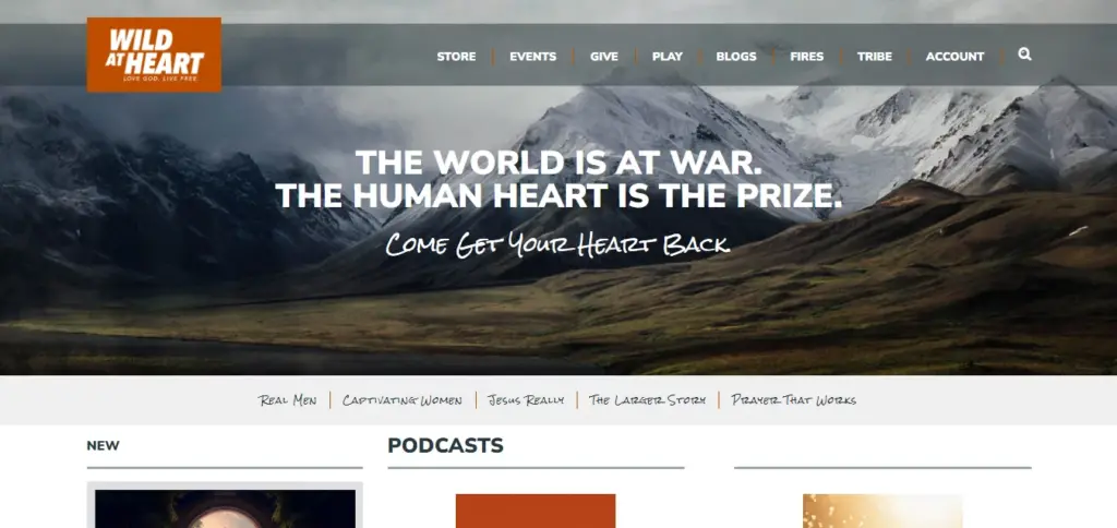 Wild at Heart Website: Discover Nature-inspired Adventures and Products