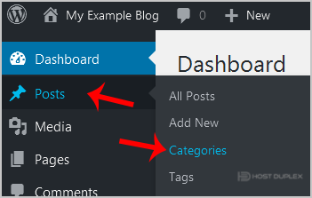 How To Add A New Category In Wordpress Host Duplex Knowledgebase How To Add A New Category In Wordpress Host Duplex Knowledgebase